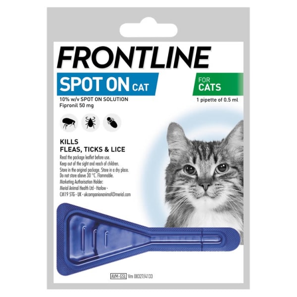 Frontline spot store on flea treatment