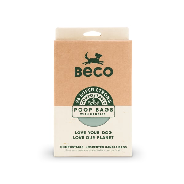 Compostable dog poop bags with handles online