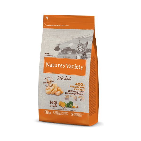 Natures Variety Selected Kitten Chicken Dry Cat Food