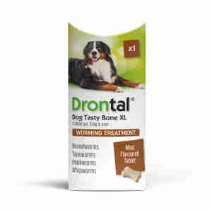 Drontal Dog Tasty Bone XL Worming Tablet