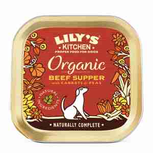 Lily's Kitchen Organic Beef Supper Wet Food for Dogs