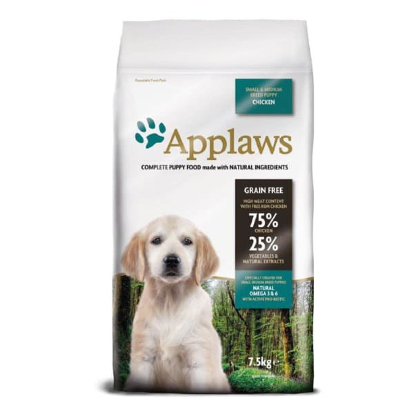 Image of Applaws Dog Dry Small & Medium Breed Puppy, 7.5kg