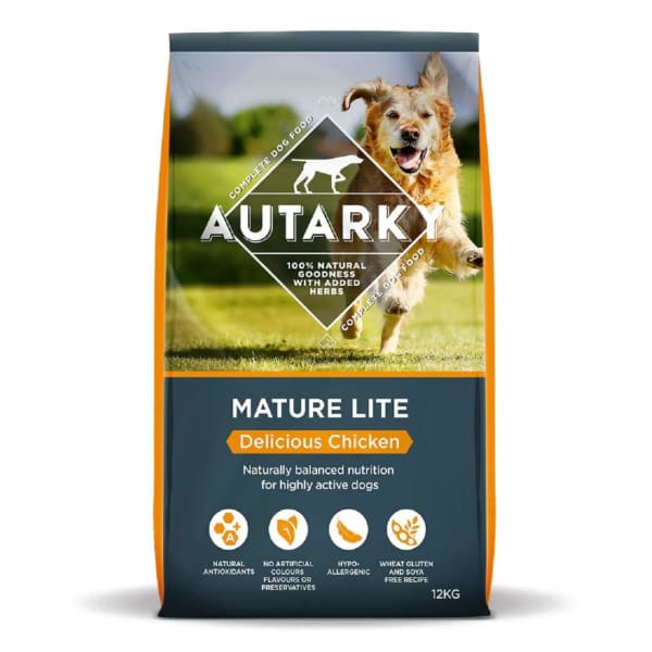 Image of Autarky Mature Lite Dry Dog Food - Chicken, 12kg - Chicken