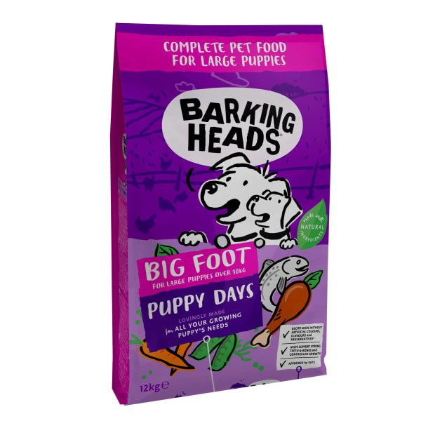 Image of Barking Heads Little Big Foot Large Breed Puppy, 12kg
