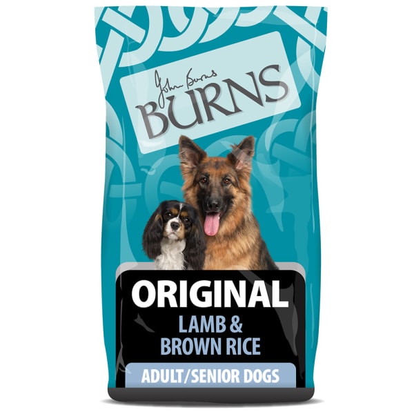 Image of Burns Original Adult/Senior Lamb & Brown Rice Dry Dog Food, 12kg - Lamb & Rice
