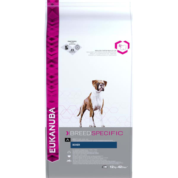 Image of Eukanuba Breed Specific Boxer Adult Dry Dog Food, 12kg
