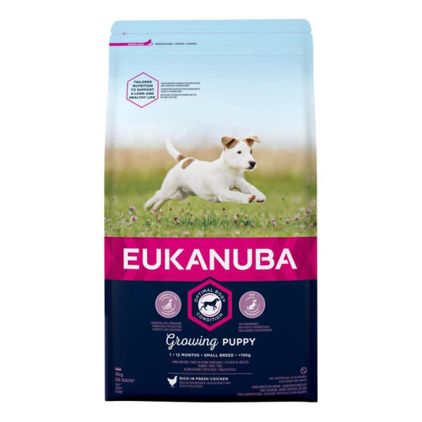 Image of Eukanuba Puppy Small Breed, 3kg