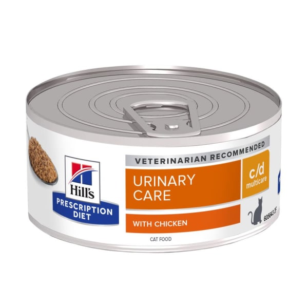 Image of Hill's Prescription Diet c/d Multicare Urinary Care Wet Cat Food with Chicken, 24 x 156g - Chicken