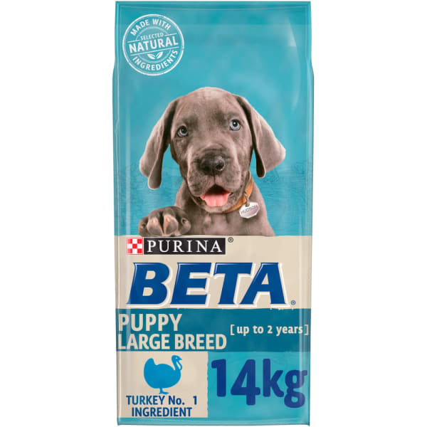 Image of BETA Large Breed Puppy Upto 2 Years Dry Dog Food - Turkey, 14kg - Turkey