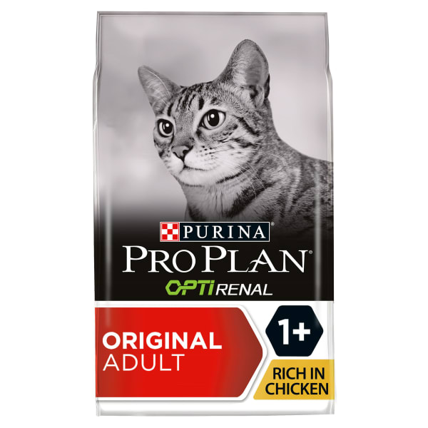 Image of Purina Pro Plan Optirenal Original Adult Dry Cat Food - Chicken, 10kg - Chicken