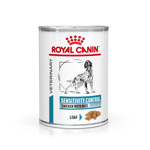 Image of Royal Canin Sensitivity Control Adult Wet Dog Food - Chicken & Rice in Loaf, 12 x 420g - Chicken & Rice