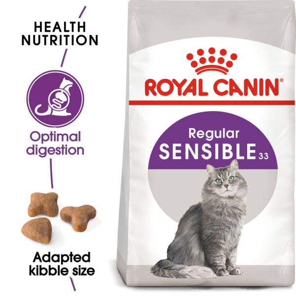 Image of Royal Canin Sensible 33 Adult Dry Cat Food, 2kg