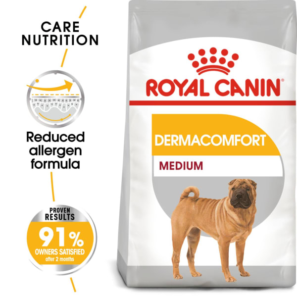 Image of Royal Canin Medium Dermacomfort Adult Dry Dog Food, 3kg