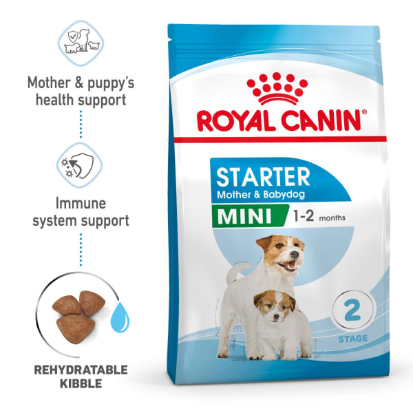 Image of Royal Canin Mini Starter Mother & Babydog Adult/Puppy Dry Dog Food, 1kg