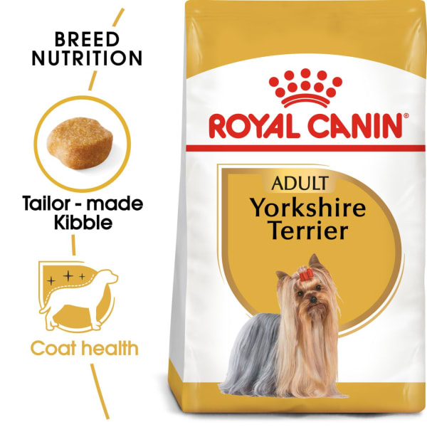 Image of Royal Canin Yorkshire Terrier Adult Dry Dog Food, 12 x 85g Chicken & Beef