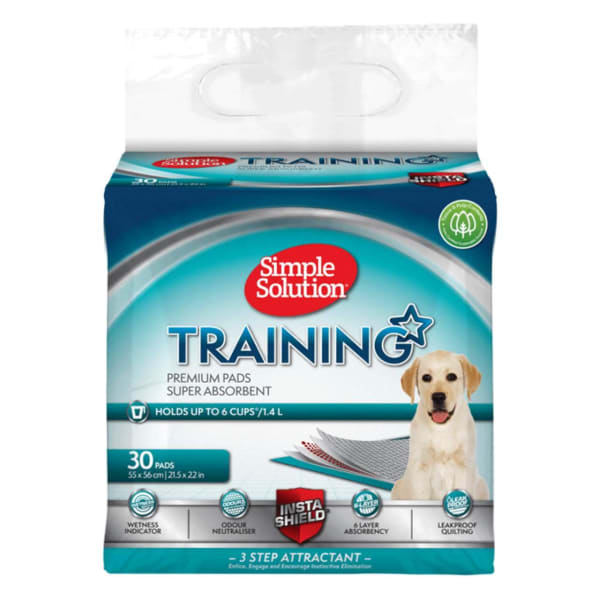 Image of Simple Solution Super Absorbent Puppy Training Pads, 56 Per Pack