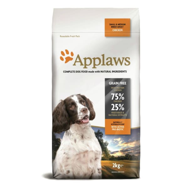 Image of Applaws Dog Dry Small / Medium Breed Adult Chicken, 2kg