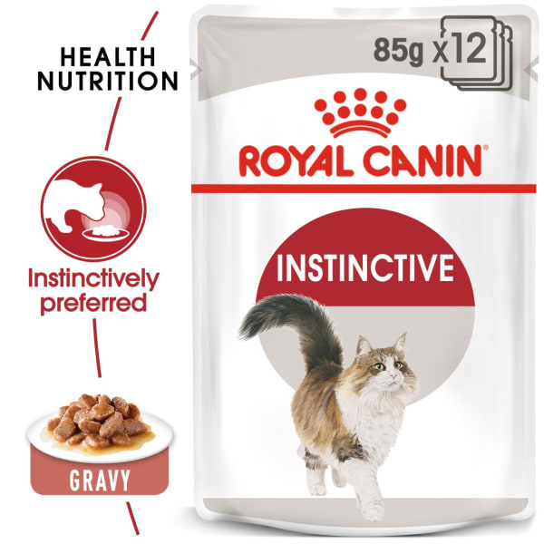 Image of Royal Canin Instinctive Adult Wet Cat Food - Gravy, 12 x 85g - Gravy