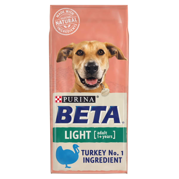 Image of BETA Light Adult 1+ Years Dry Dog Food - Turkey, 14kg - Turkey