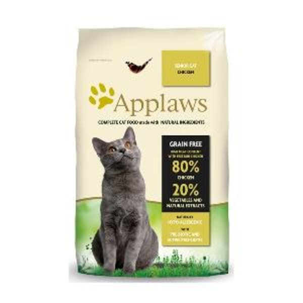 Image of Applaws Grain-Free Natural Senior Dry Cat Food - Chicken, 7.5kg