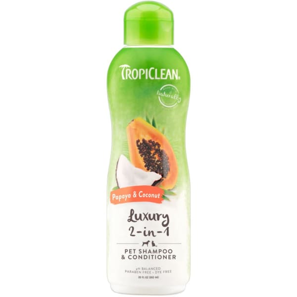 Image of Tropiclean Papaya Plus Shampoo 2in1, 592ml