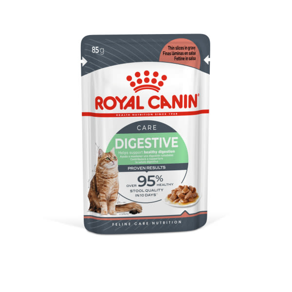 Image of Royal Canin Digest Sensitive Adult Cat Wet Food, 12 x 85g Chicken & Beef