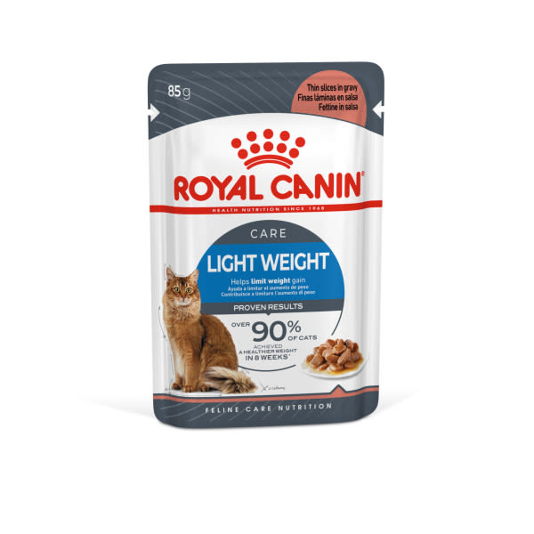 Image of Royal Canin Ultra Light Care In Gravy Adult Cat Wet Food - Gravy, 12 x 85g - Gravy