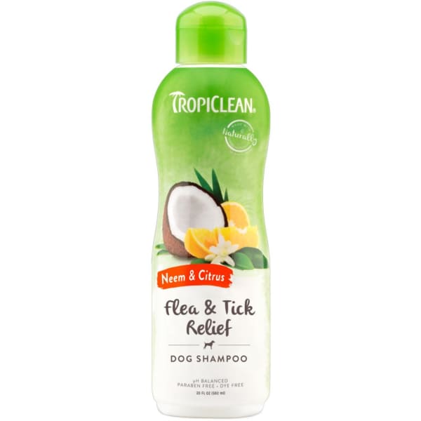 Image of TropiClean OptiNeem Flea & Tick Shampoo, 592ml