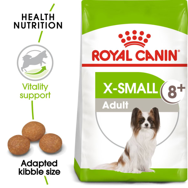 Image of Royal Canin X-Small Adult 8+, 1.5kg