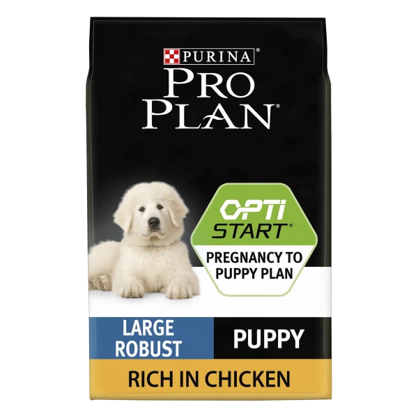 Image of Purina Pro Plan Opti Start Large Robust Puppy Dry Dog Food - Chicken, 12kg - Chicken