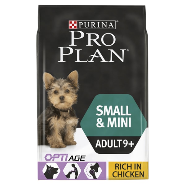 Image of Purina Pro Plan Small & Mini Adult Dog 9+ Chicken, 3kg