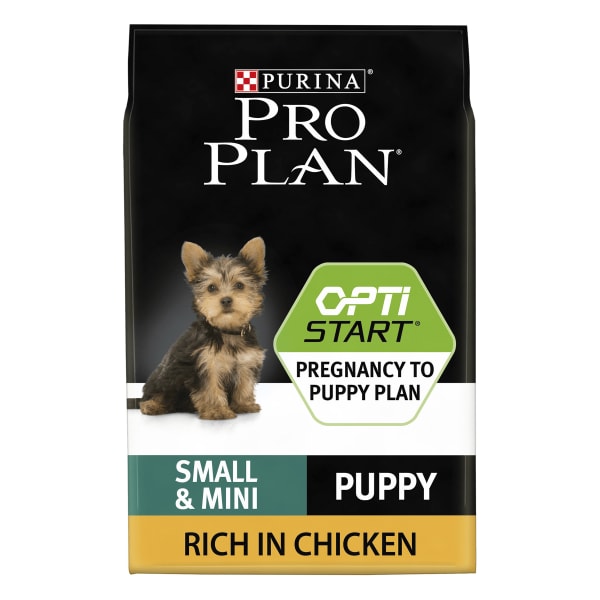 Image of Purina Pro Plan Opti Start Small & Mini Puppy Dry Dog Food - Chicken, 3kg - Chicken