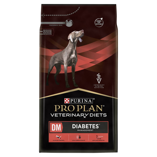 Image of Purina Pro Plan Veterinary Diets Diabetes Management Adult Dry Dog Food, 3kg