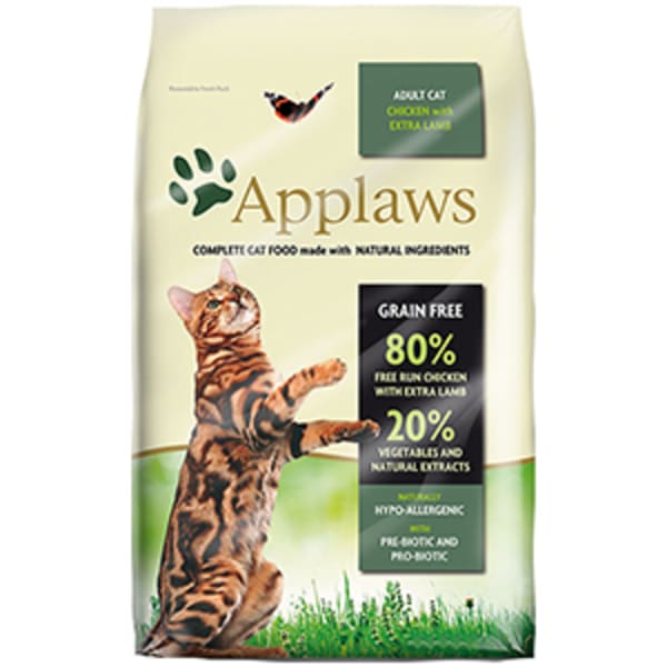 Image of Applaws Grain-Free Natural Adult Dry Cat Food - Chicken with Lamb, 7.5kg