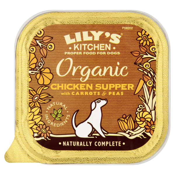 Image of Lily's Kitchen Organic Supper Wet Dog Food - Chicken, 11 x 150g - Chicken