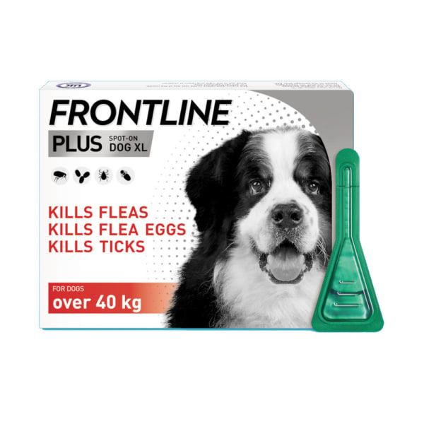 Image of Frontline Plus Giant Dog (40-60kg) Pipettes, 3 Pipettes