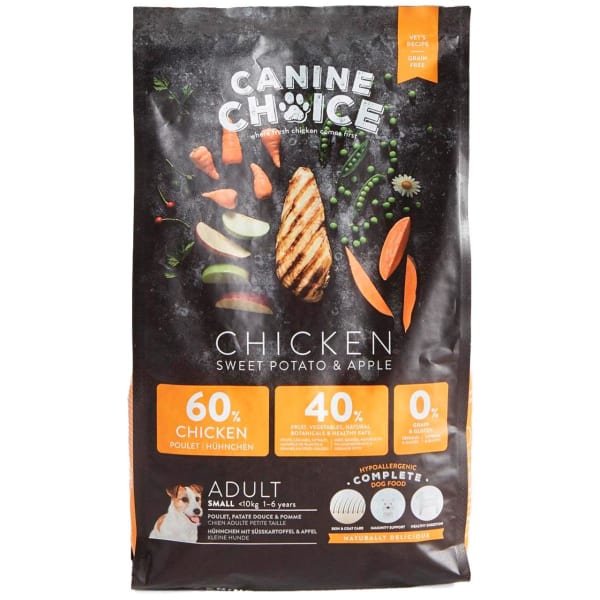 Image of Canine Choice Grain Free Small Adult Dry Dog Food - Chicken, 7kg - Chicken