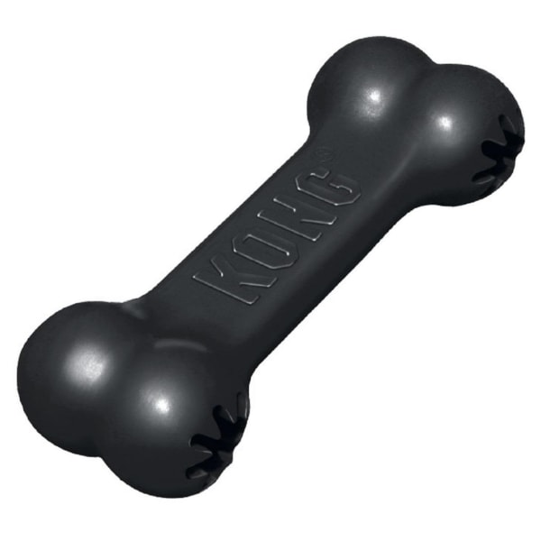 Image of KONG Extreme Goodie Bone Chew Dog Toy in Black, Medium