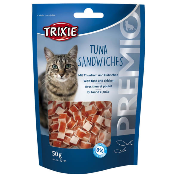 Image of Trixie Premio Sandwiches Adult Cat Treats, 50g - Tuna