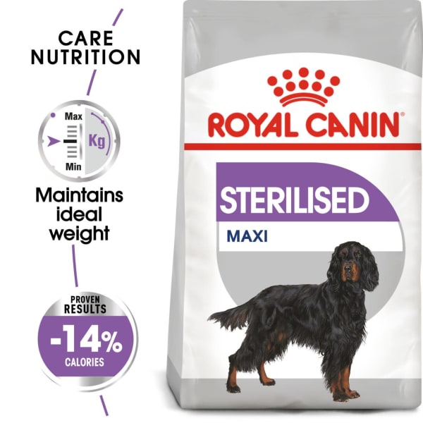 Image of Royal Canin Maxi Sterilised Care Adult Dry Dog Food, 3kg