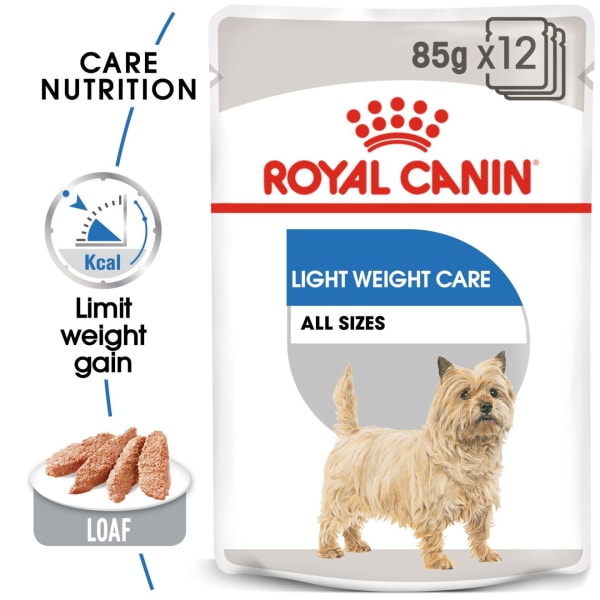 Image of Royal Canin Light Weight Care Adult Wet Dog Food, 12 x 85g Chicken & Beef
