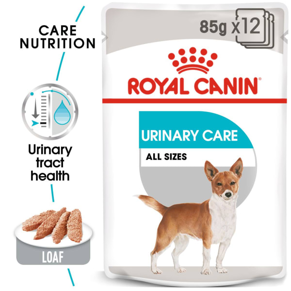 Image of Royal Canin Urinary Care Adult Wet Dog Food Pouches, 12 x 85g Chicken & Beef