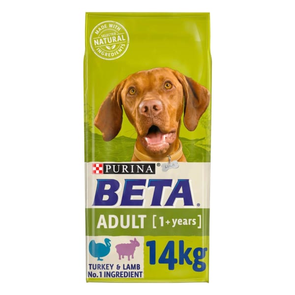 Image of BETA Adult 1+ Years Dry Dog Food - Turkey & Lamb, 14kg - Turkey & Lamb