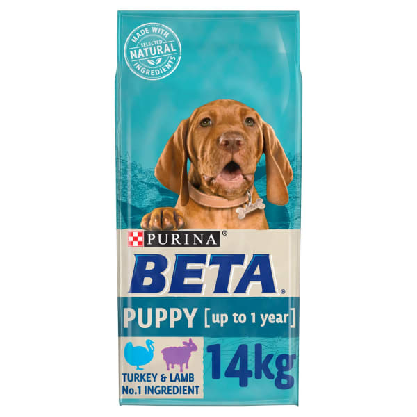 Image of BETA Puppy Dry Dog Food - Turkey & Lamb, 14kg - Turkey & Lamb
