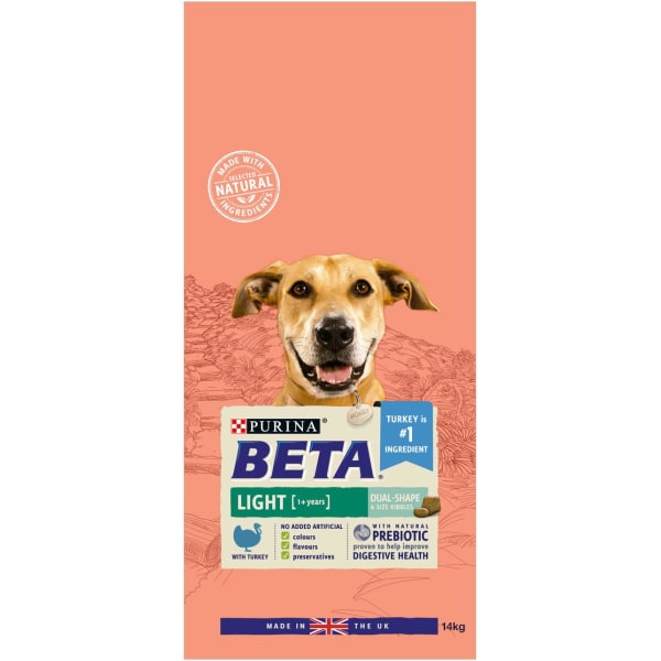 Image of BETA Light Adult Dry Dog Food - Turkey, 2kg - Turkey