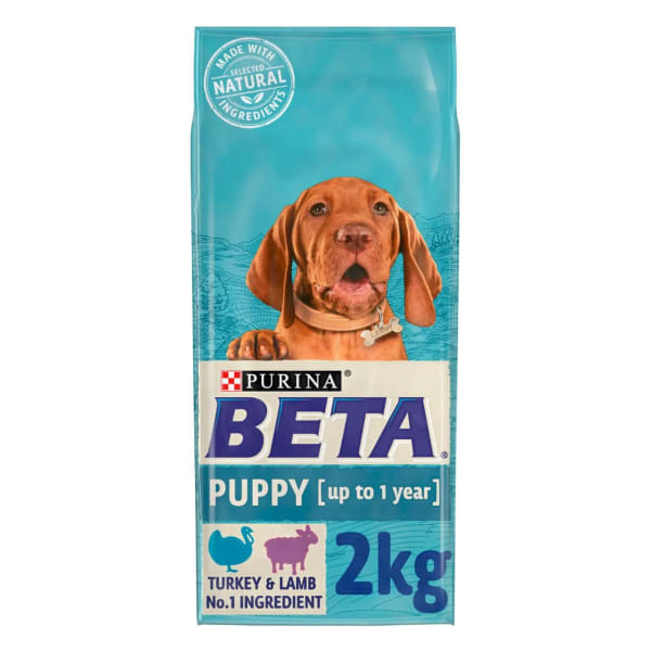 Image of BETA Puppy Dry Dog Food - Turkey & Lamb, 2kg - Turkey & Lamb