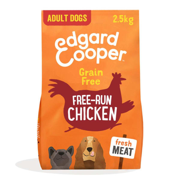 Image of Edgard & Cooper Fresh Free Run Grain Free Adult Dry Dog Food - Chicken, 7kg - Chicken
