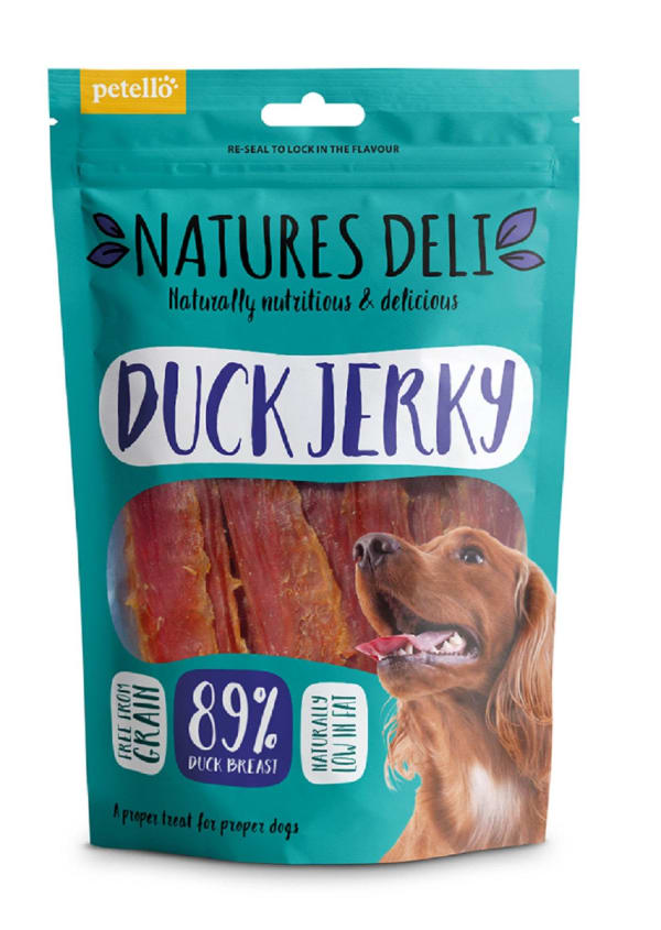 Natures Deli Adult Dog Treats Duck PetSupermarket.co.uk