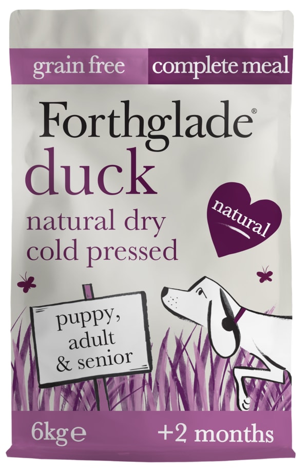 Image of Forthglade Cold Pressed Grain Free Dry Dog Food - Duck, 6kg - Duck