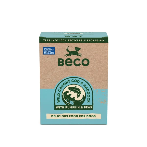 Image of Beco Pets Eco-Conscious Adult Wet Dog Food - Sustainable Tuna with Pumpkin & Peas, 12 x 375g - Sustainable Tuna with Pumpkin & Peas
